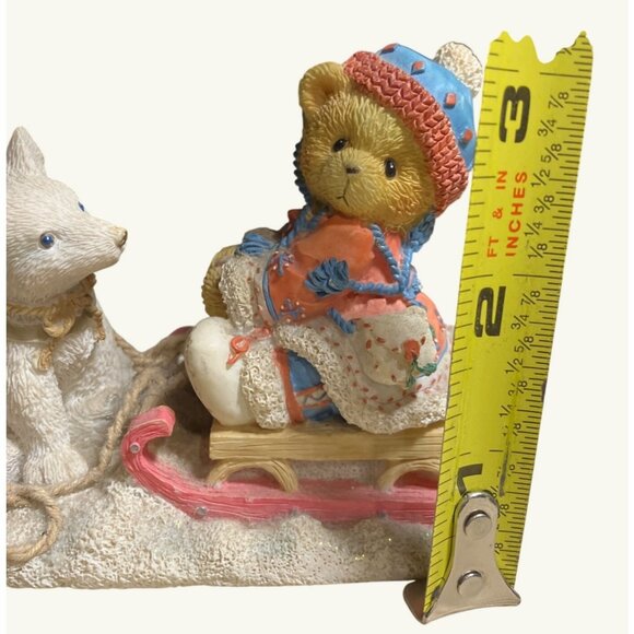 Cherished Teddies "Erica" Figurine Friends Are Always Pulling For You - Picture 7 of 10